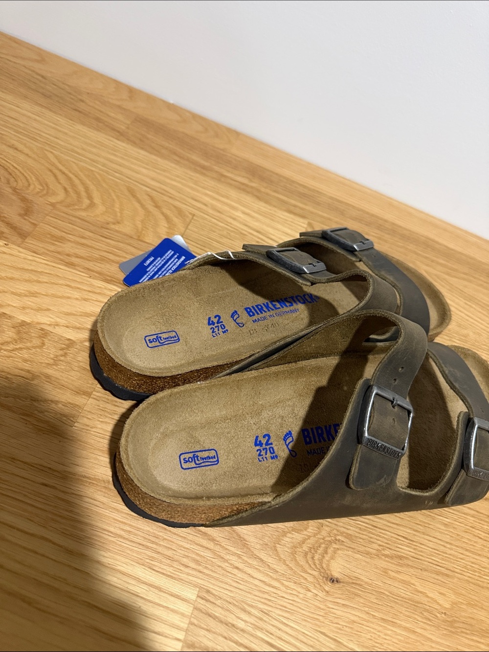 Birkenstock Arizona size 9 brand new Double Strap Sandals - Faded Khaki - Picture 5 of 6